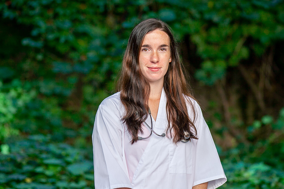 Nyssa Guilbert, veterinary student